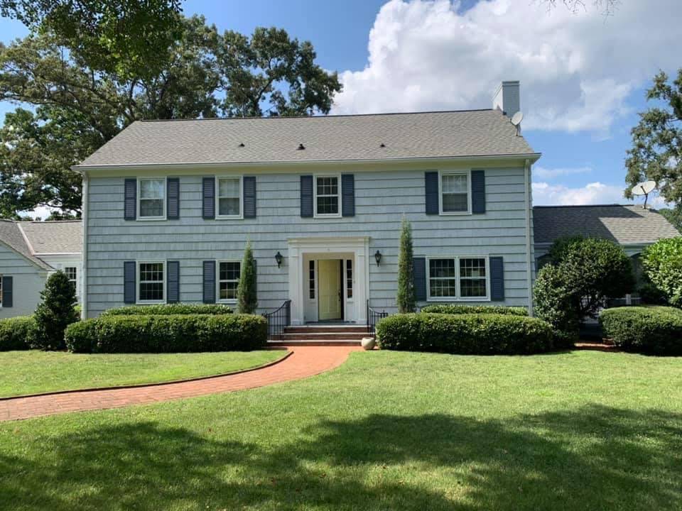 Finished residential exterior